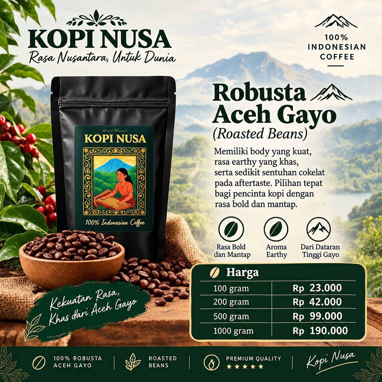 Robusta Aceh Gayo
